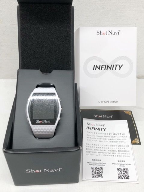 Shot Navi INFINITY ホワイト 未使用品 テクタイト【Shot Navi