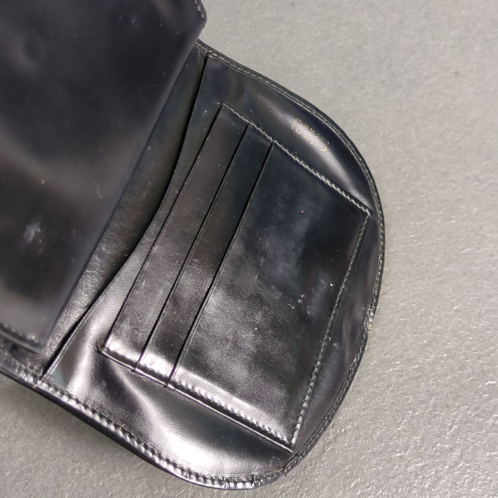 OLD GUCCI オールドグッチ レザーウォレット 2つ折り財布 革財布 G金具