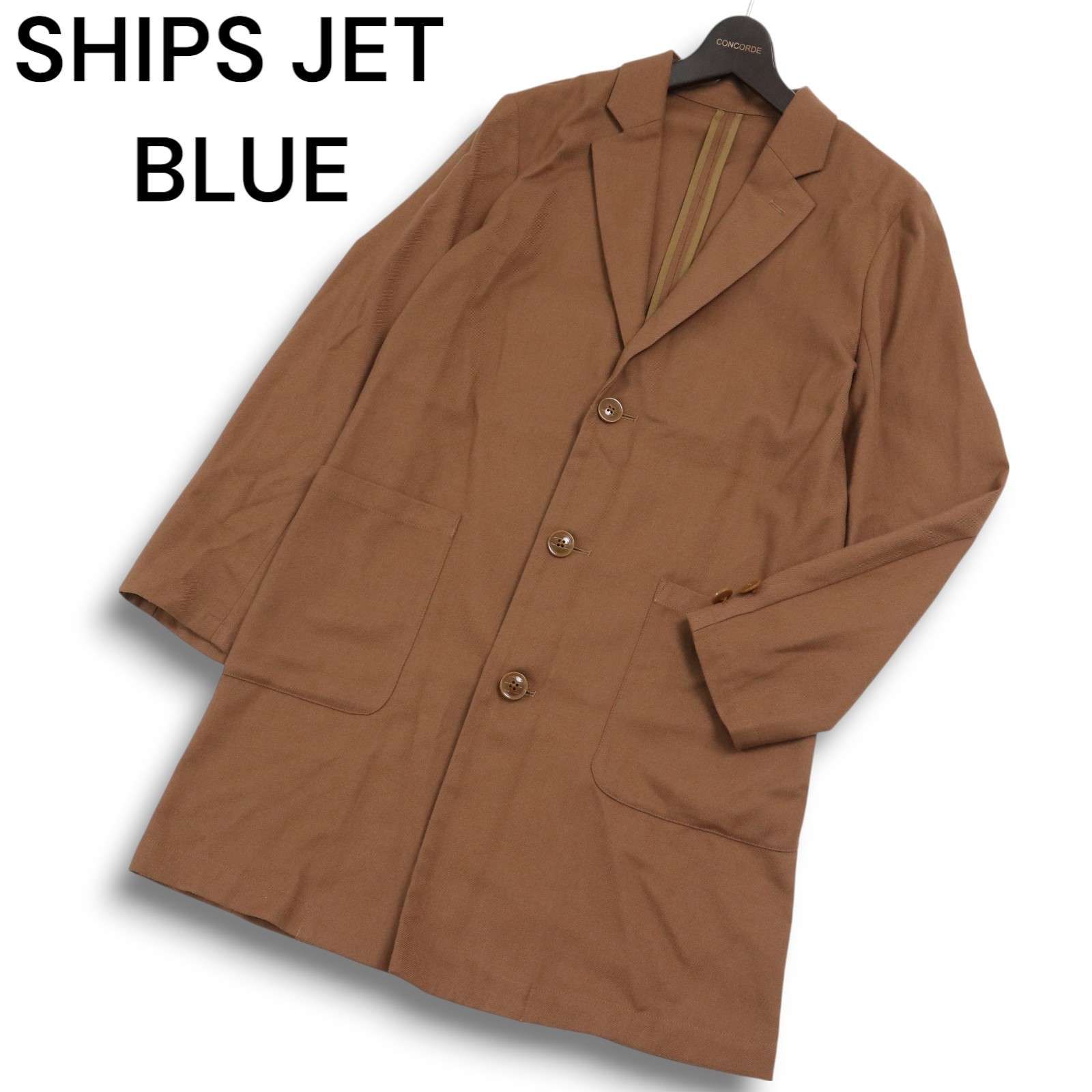 SHIPS JET BLUE シップス 秋冬☆ チェスターコート ロング ジャケット