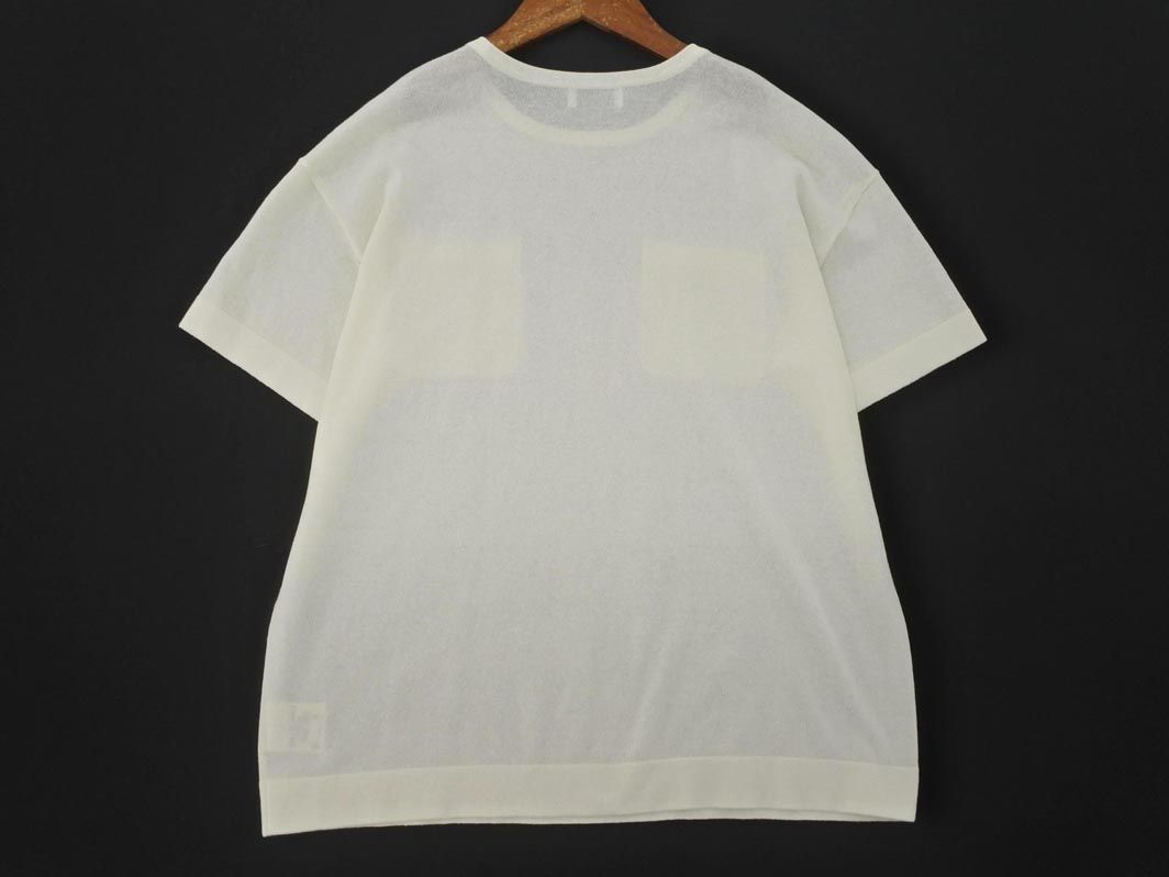 マッキントッシュフィロソフィー　新品　リネン混　サマーニット　38（M) リネンミックスバイカラーニット｜マッキントッシュ