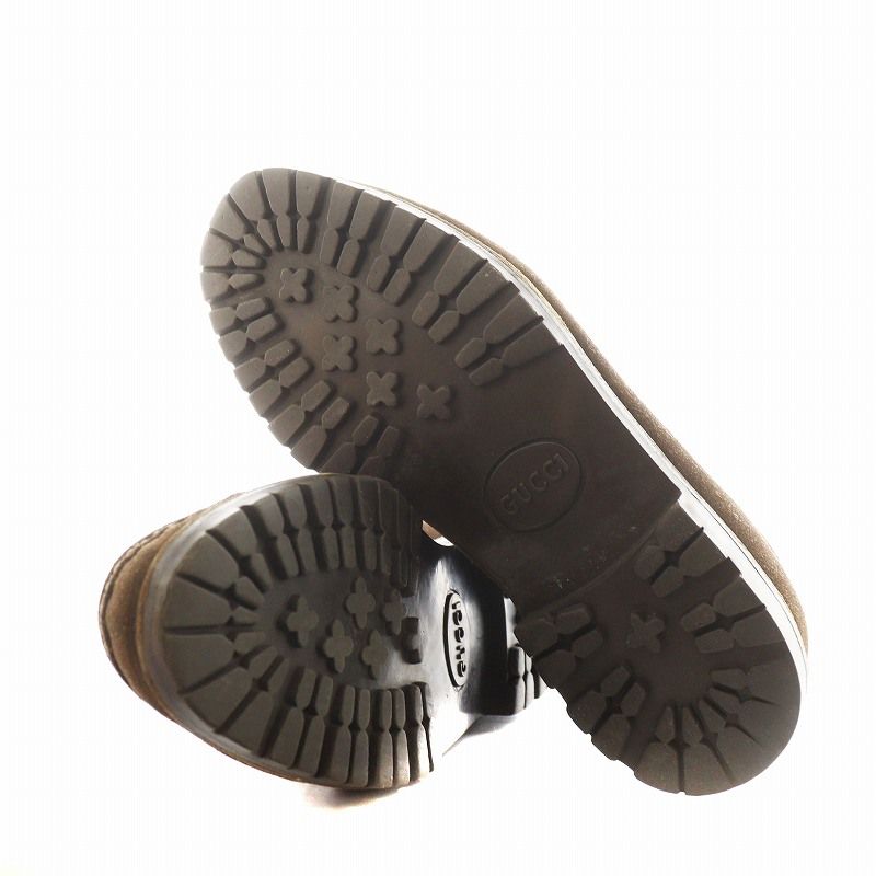 グッチ GUCCI ホースビット ローファー モカシン スエード 36.5