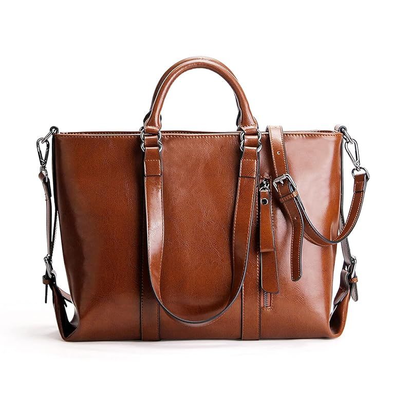 【新品】 [krison] ビジネスバッグ トートバッグ 牛革 大容量 A4サイズ ショルダーバッグ レディース メンズ 3way 斜めがけ ...