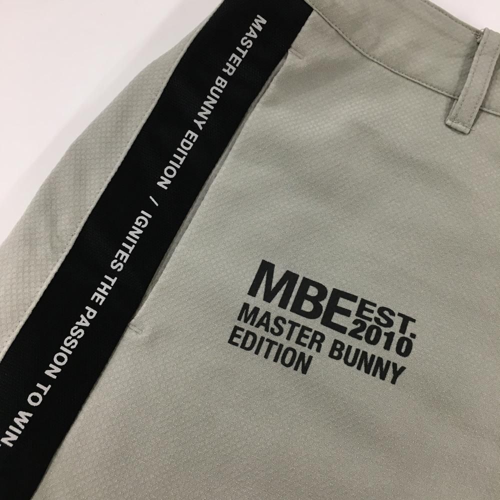 MASTER BUNNY EDITION - 【超美品】マスターバニー スカート グレー×黒 サイドロゴ 裏地付  レディース 0(S) ゴルフウェア 2024年モデル MASTER BUNNY EDITION 超美品】マスターバニー スカート グレー×黒 サイドロゴ 裏地付