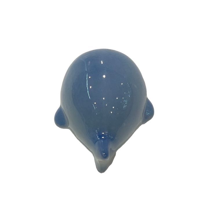 浮陶器 くじら 鯨の浮き球 小 浮き球 浮き玉 花手水 和風 水盤 オーナメント かわいい 和風 魚 浮く 青 めだか 水草 フローティングボウル ビオトープ sl-58mini