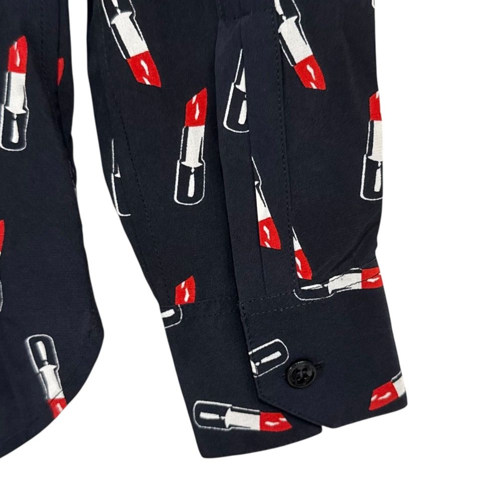 SAINT LAURENT スプラッタープリント 長袖シャツ　エディ期 Yahoo!オークション - 未使用 サンローランパリ 38 スプラッター