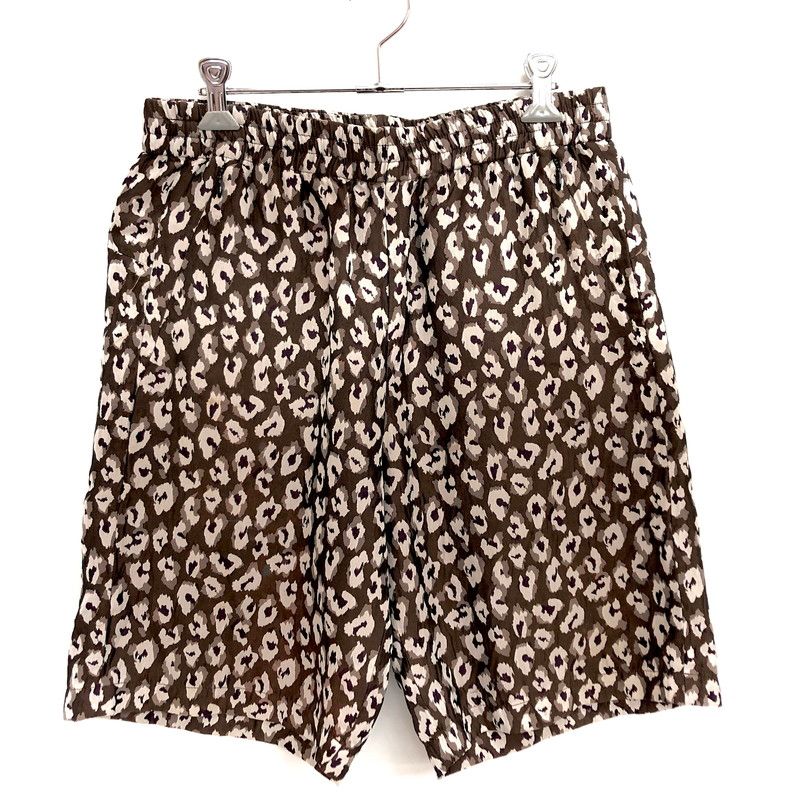 現状渡し品 Needles ニードルス SHORT PANTS KP088C レオパード ショートパンツ 半ズボン ハーフパンツ ボトムス 151-251009-rs-04-fur