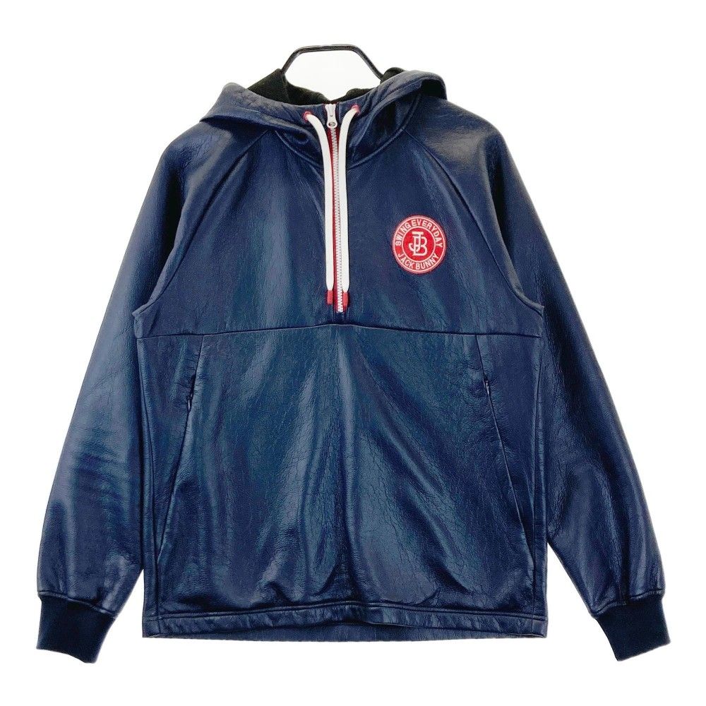 ネイビー　L　サイズ　5 ジャックバニー　ハーフジップシャツ　ゴルフウェア ネイビー L サイズ 5 ジャックバニー ハーフジップシャツ ゴルフ