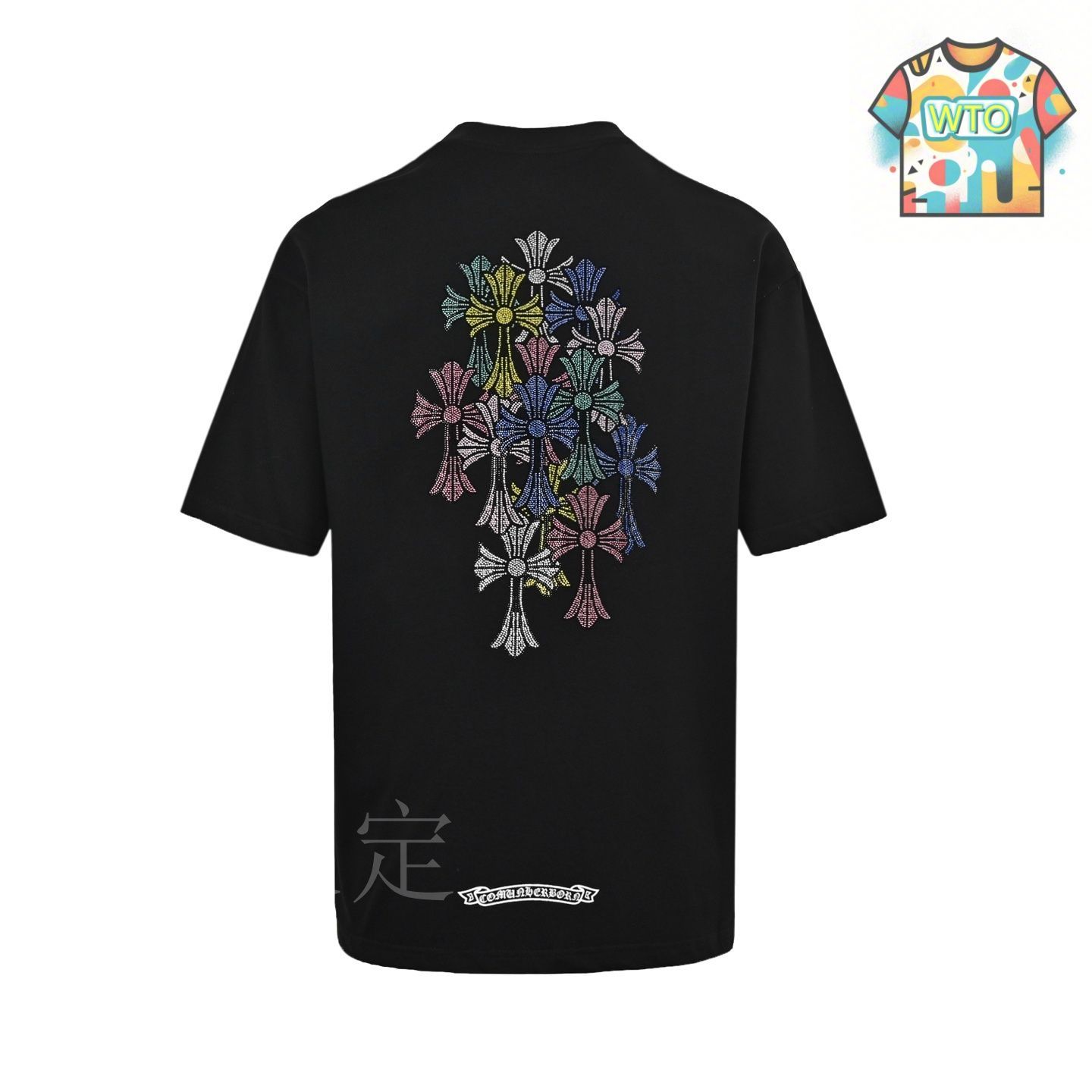 今日特価】カラーダイヤ十字架 T シャツ / Color Diamond Cross