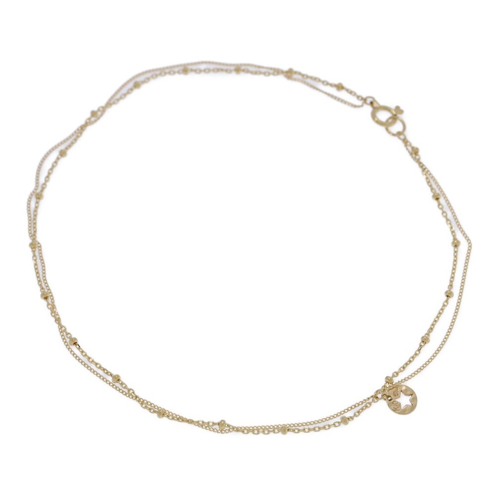 K10YG ブレスレット、アンクレット‼️ アガット 2連ブレスレット