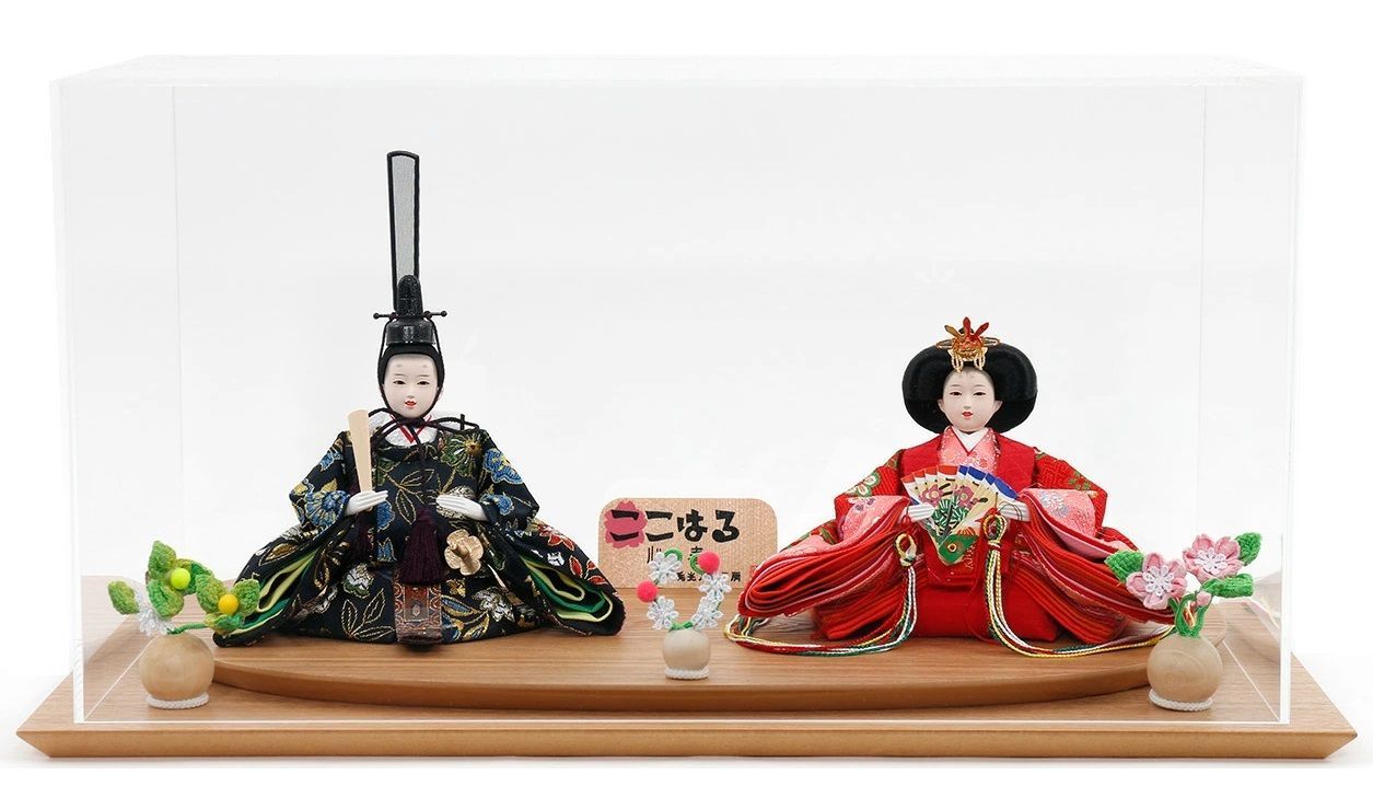 名品市松人形 胡蝶の舞い 市松人形 市松人形 コンパクト ケース飾り