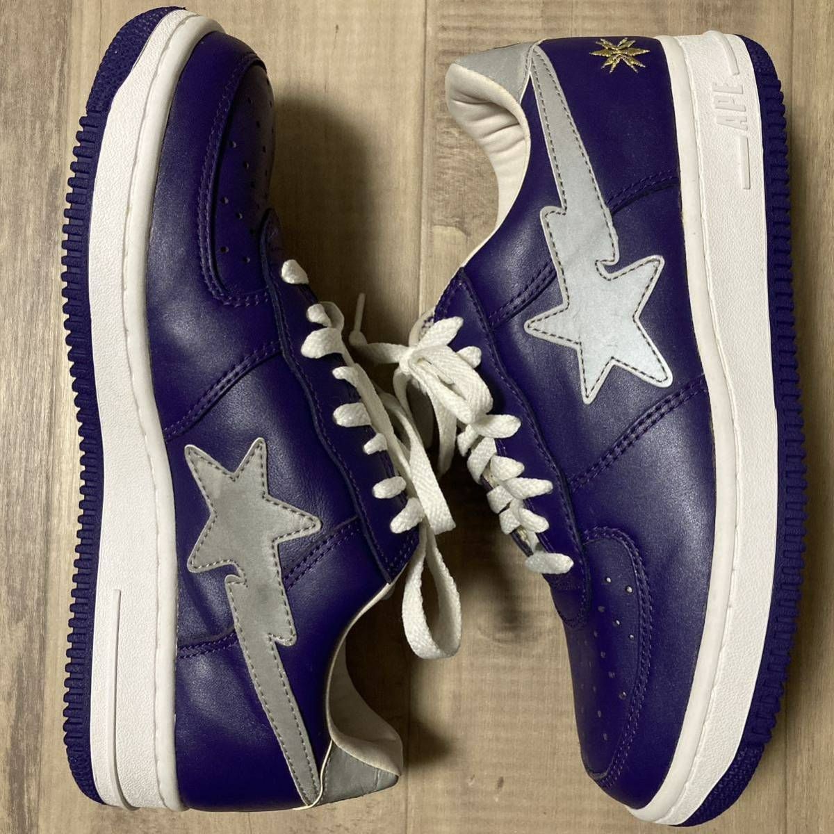 ☆未使用品☆ DEVILOCK BAPESTA レザー スニーカー 26.5cm a bathing