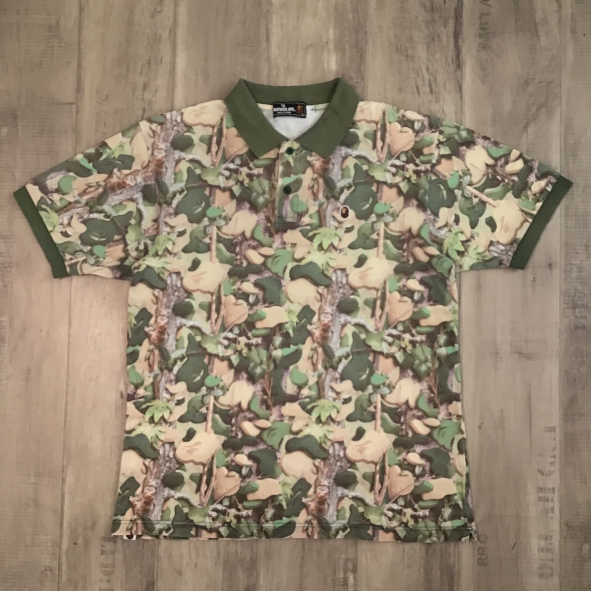 BAPE camo ポロシャツ a bathing ape ベイプ エイプ 迷彩 - メルカリ