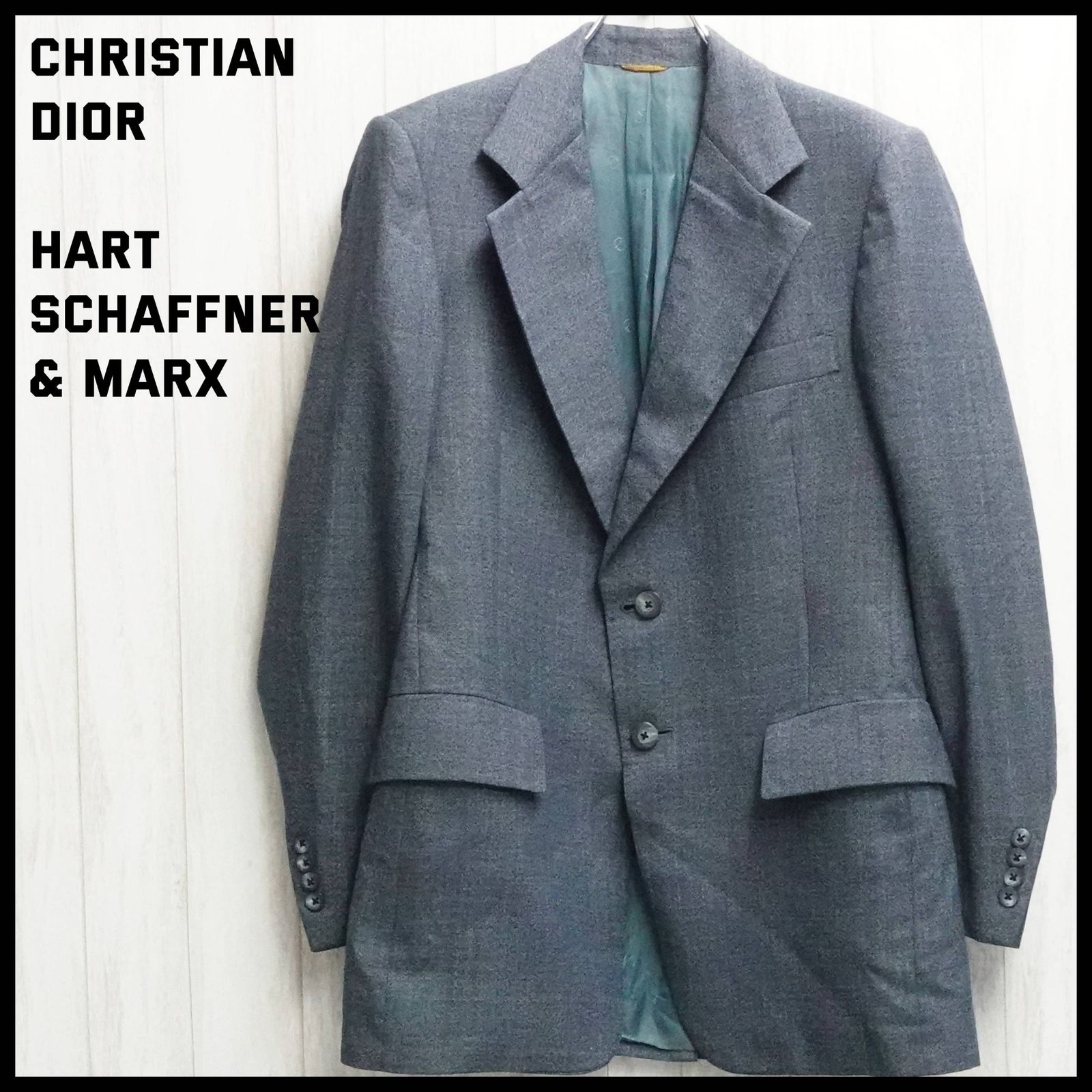 ChristianDior  HartSchaffner&Marx クリスチャンディオール テーラードジャケット グレー系