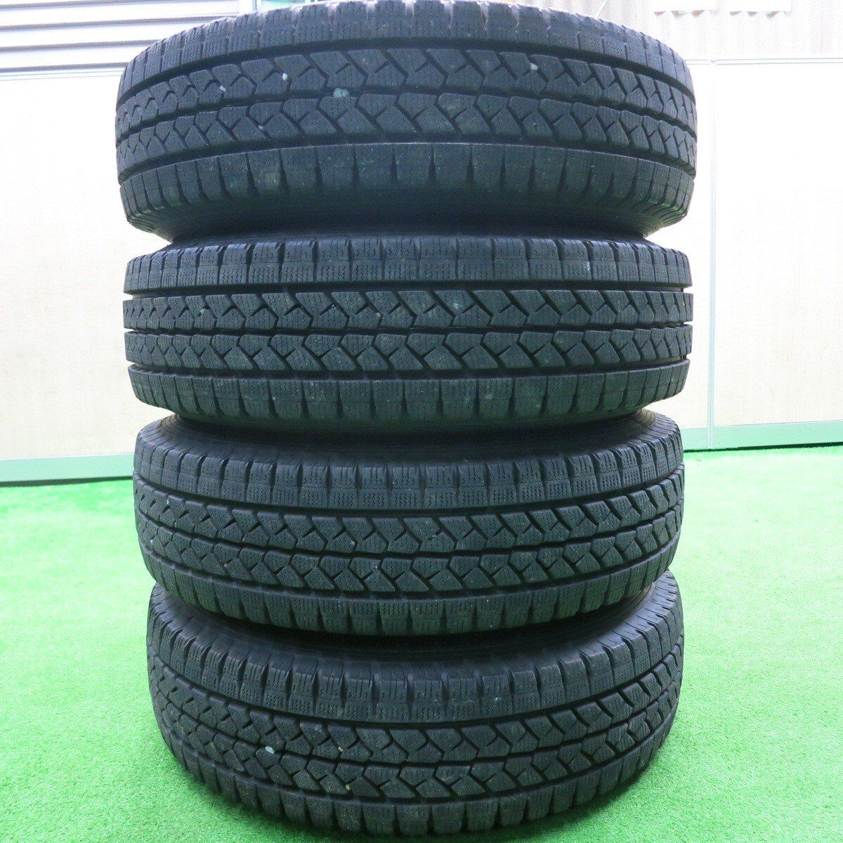 ブリヂストン BLIZZAK VL1 165R13 6PR 4本 8分溝 バリ溝】TOPY 13in