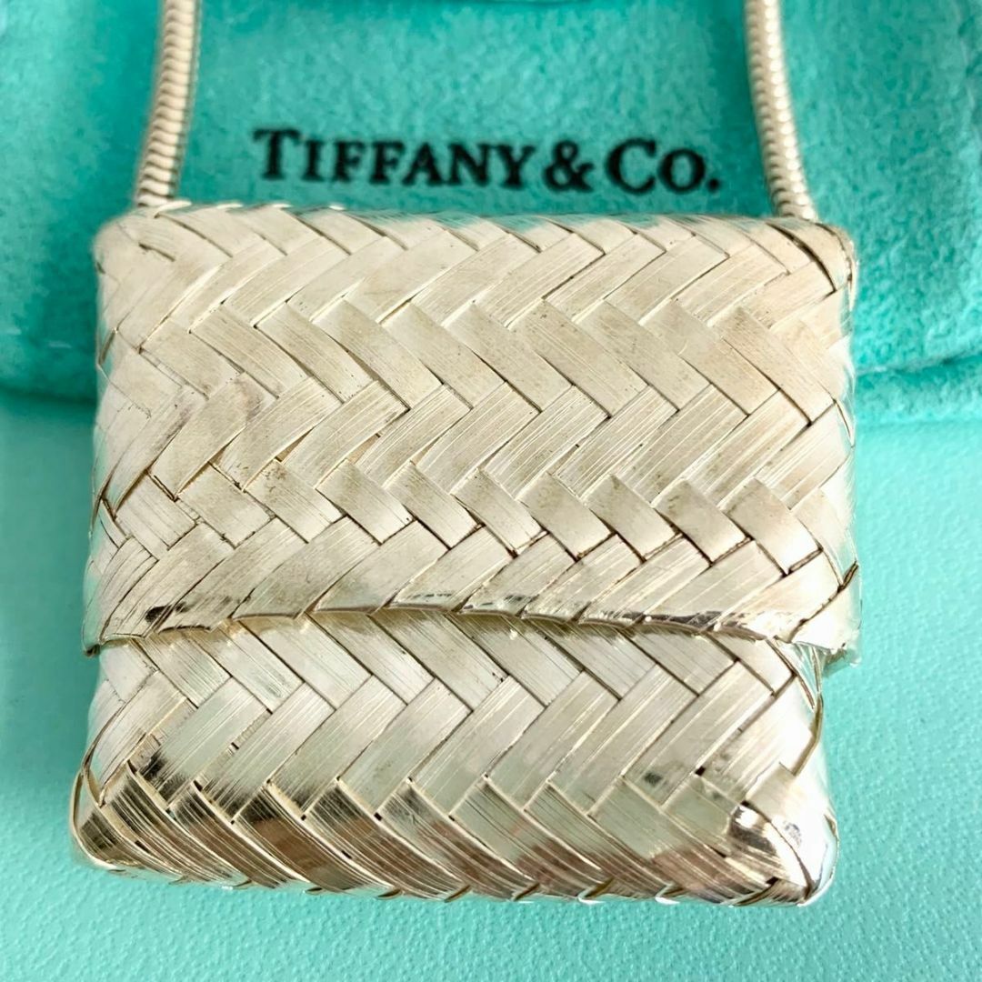 ティファニー イントレチャート バッグ ピルケース メッシュ