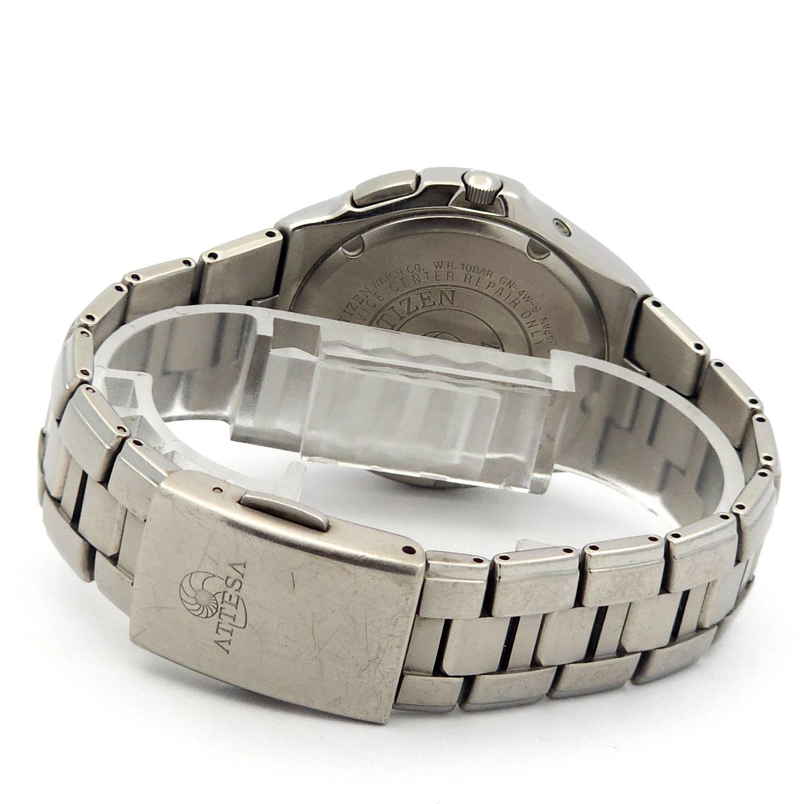 CITIZEN シチズン アテッサ H410-T003788 ソーラー電波 動作品 