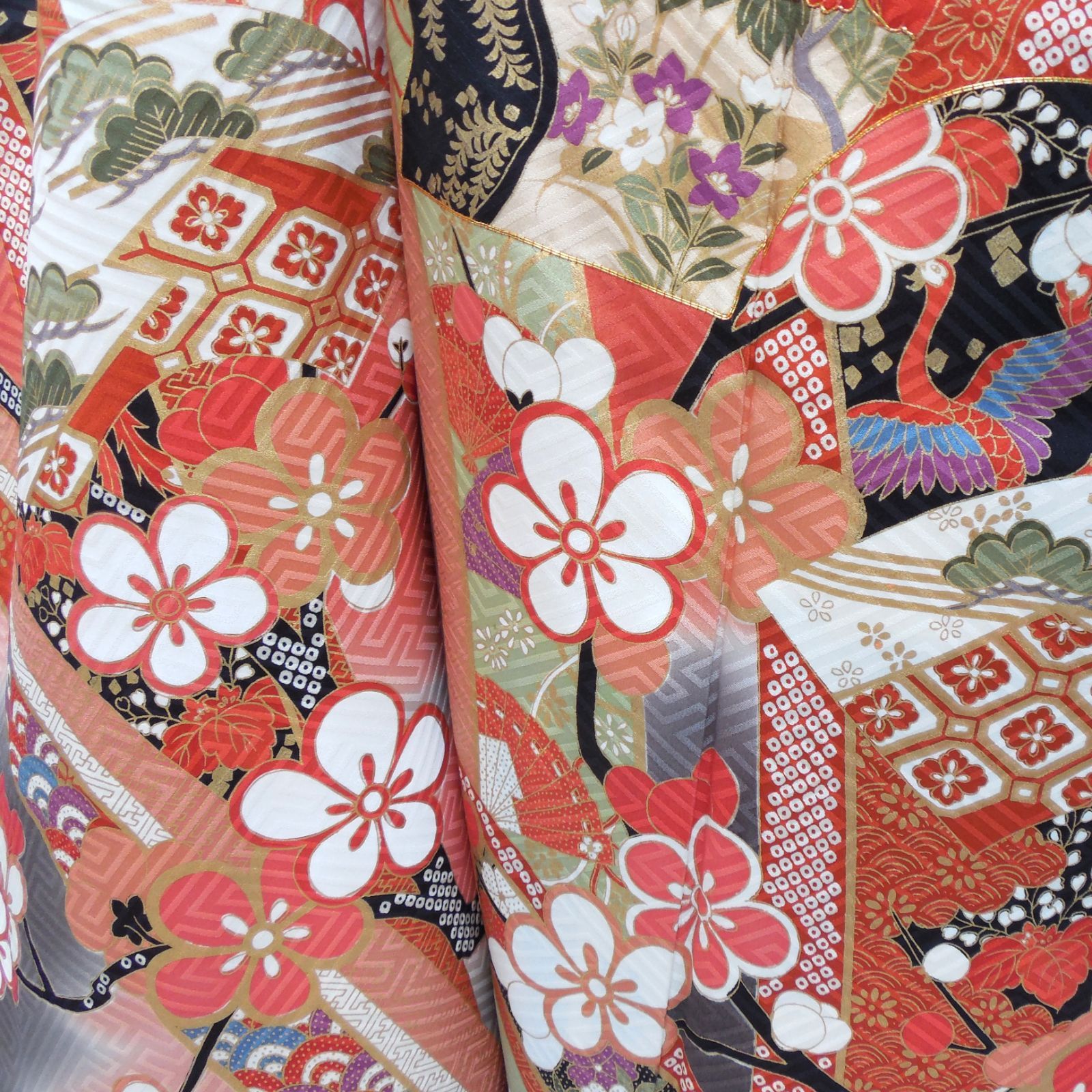 振袖Mサイズ レッド系