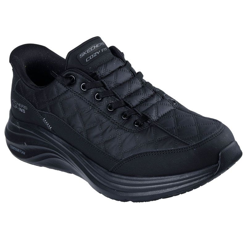 SKECHERS(スケッチャーズ) CONTOUR FOAM-COZY FIT スポーツスタイル シューズ スポーツカジュアルシューズ 232619、(BBK)BLACK