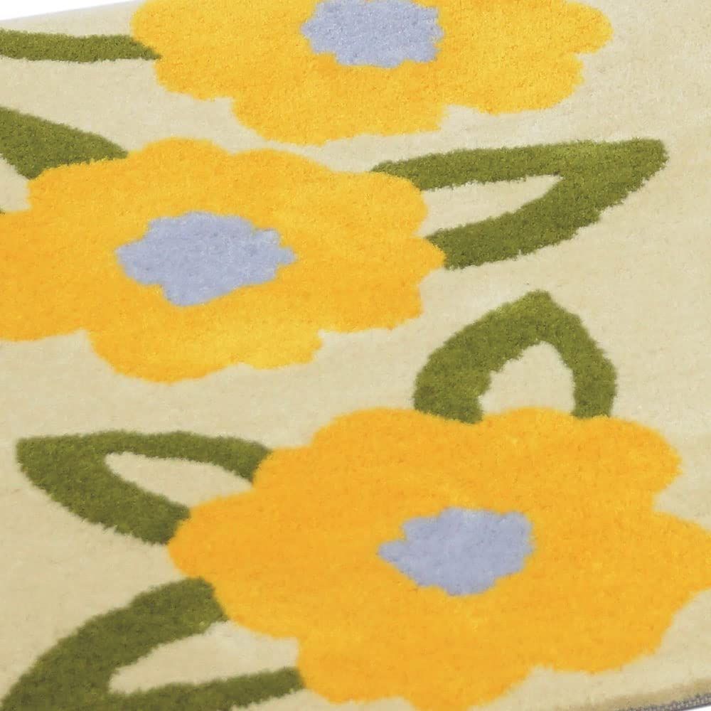 シビラ sybilla カラダス マット 70cm×120cm イエロー MARWIL-DEMENAGEMENTS_CH