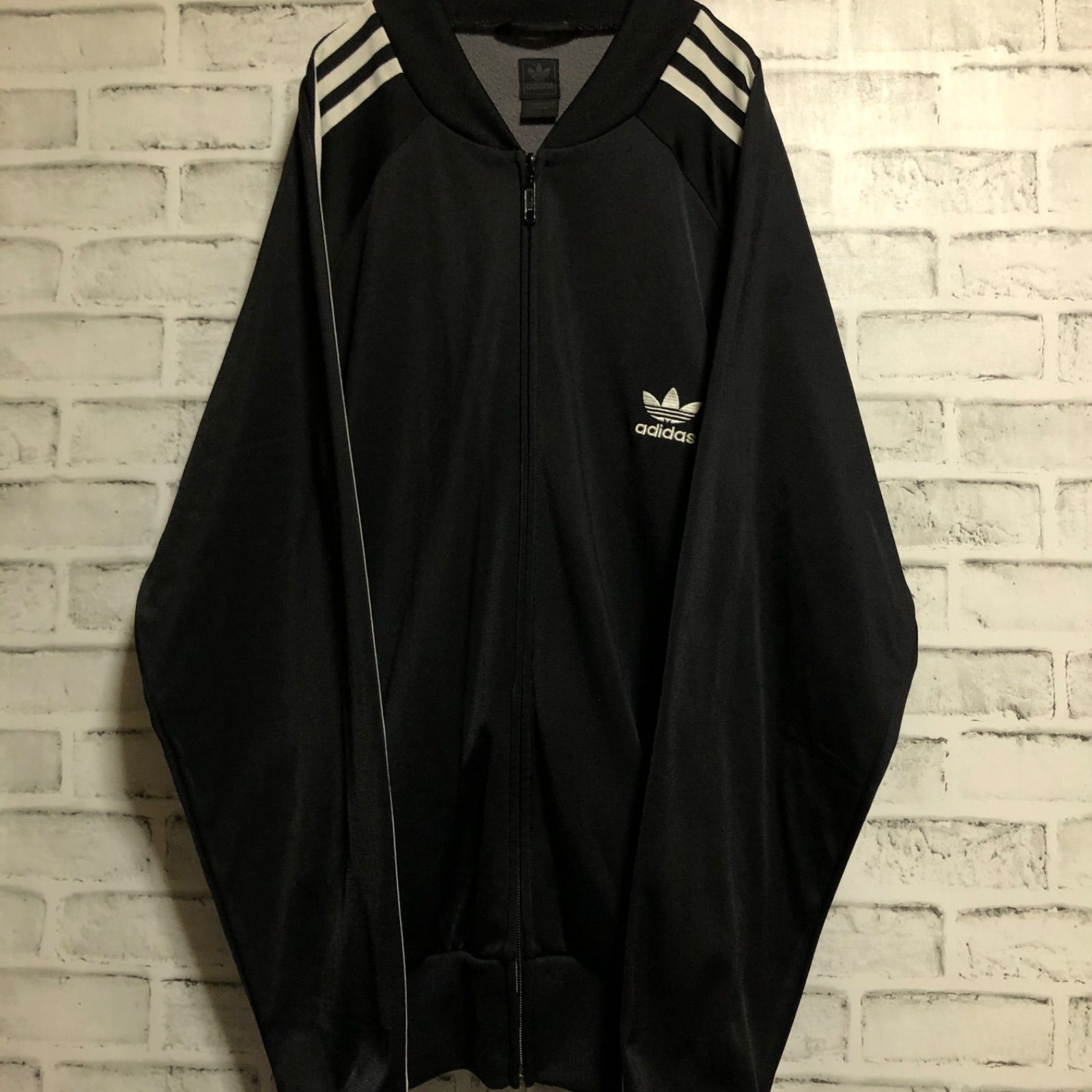 90s⭐️adidas トラックジャケット/ジャージ L 刺繍トレファイル