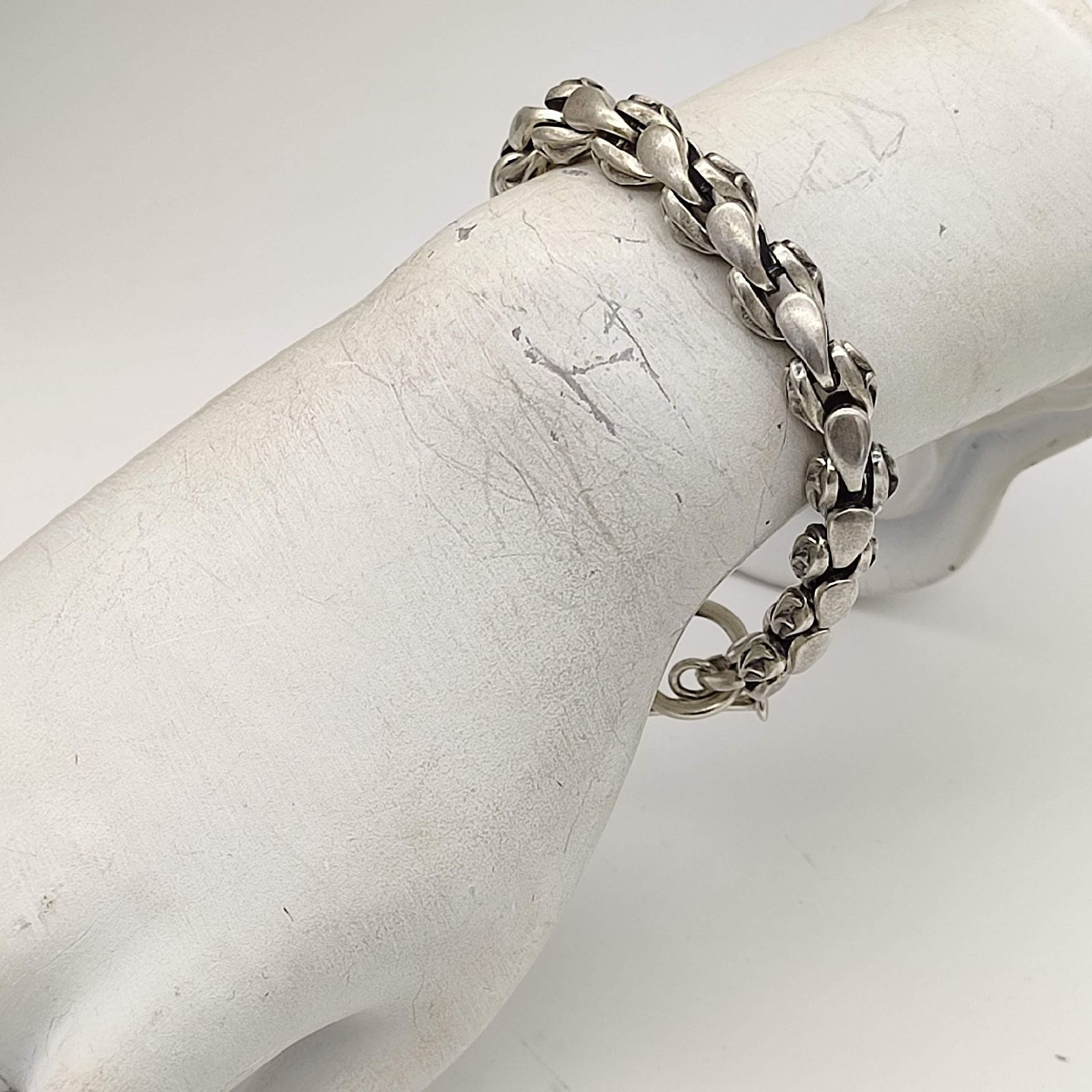 AQUA SILVERアクアシルバー トグルチェーンブレスレット AQUA SILVERアクアシルバー トグルチェーンブレスレット