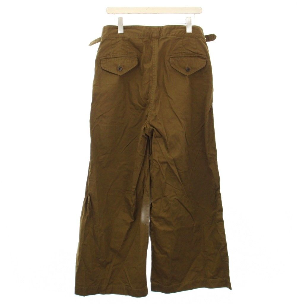 スニーカー ニードルス ニードルズ Needles グルカバギーパンツ ワイドパンツ M ブラウン |TK