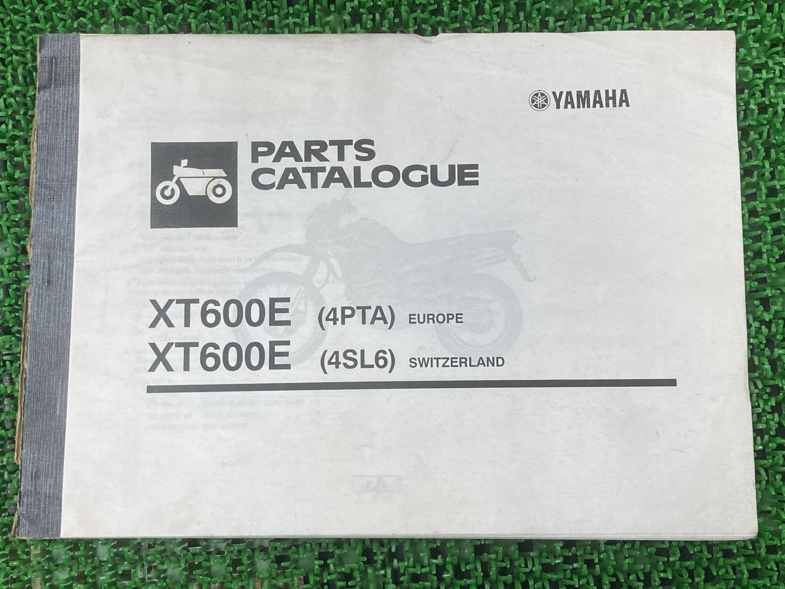 XT600E パーツリスト ヤマハ 正規 中古 バイク 整備書 4PTA 4SL6 英語版 パーツカタログ 車検 パーツカタログ 整備書