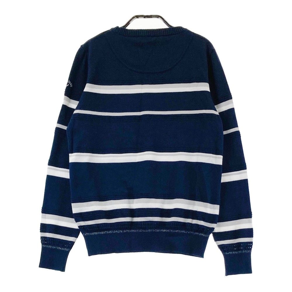 【美品】Callawayキャロウェイネイビー ニットセーター M CALLAWAY(キャロウェイ) ニット｜中古ゴルフウェア通販サイト