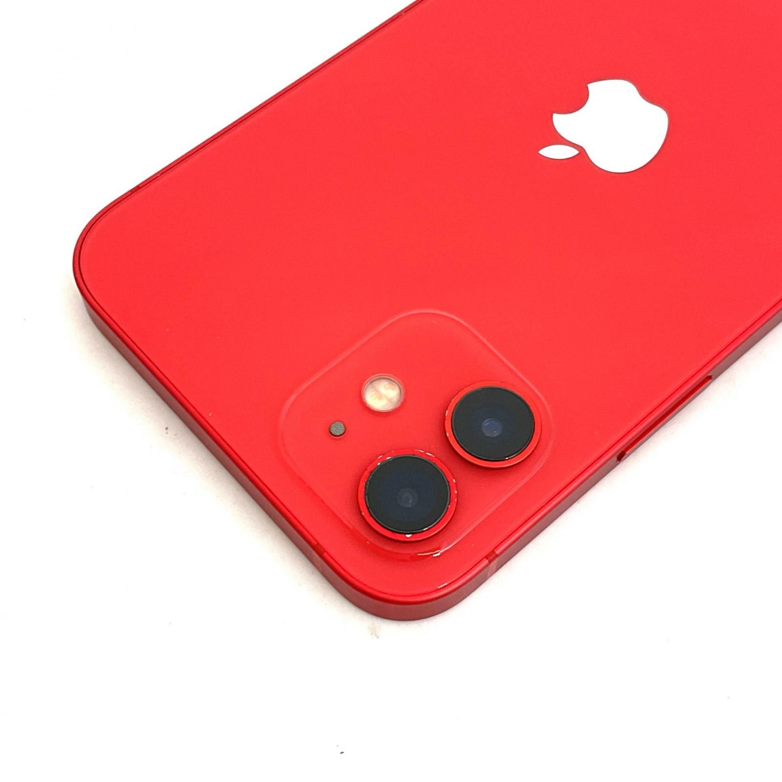 iPhone 12 128GB レッド au 白ロム 動作確認済 77%【全額返金
