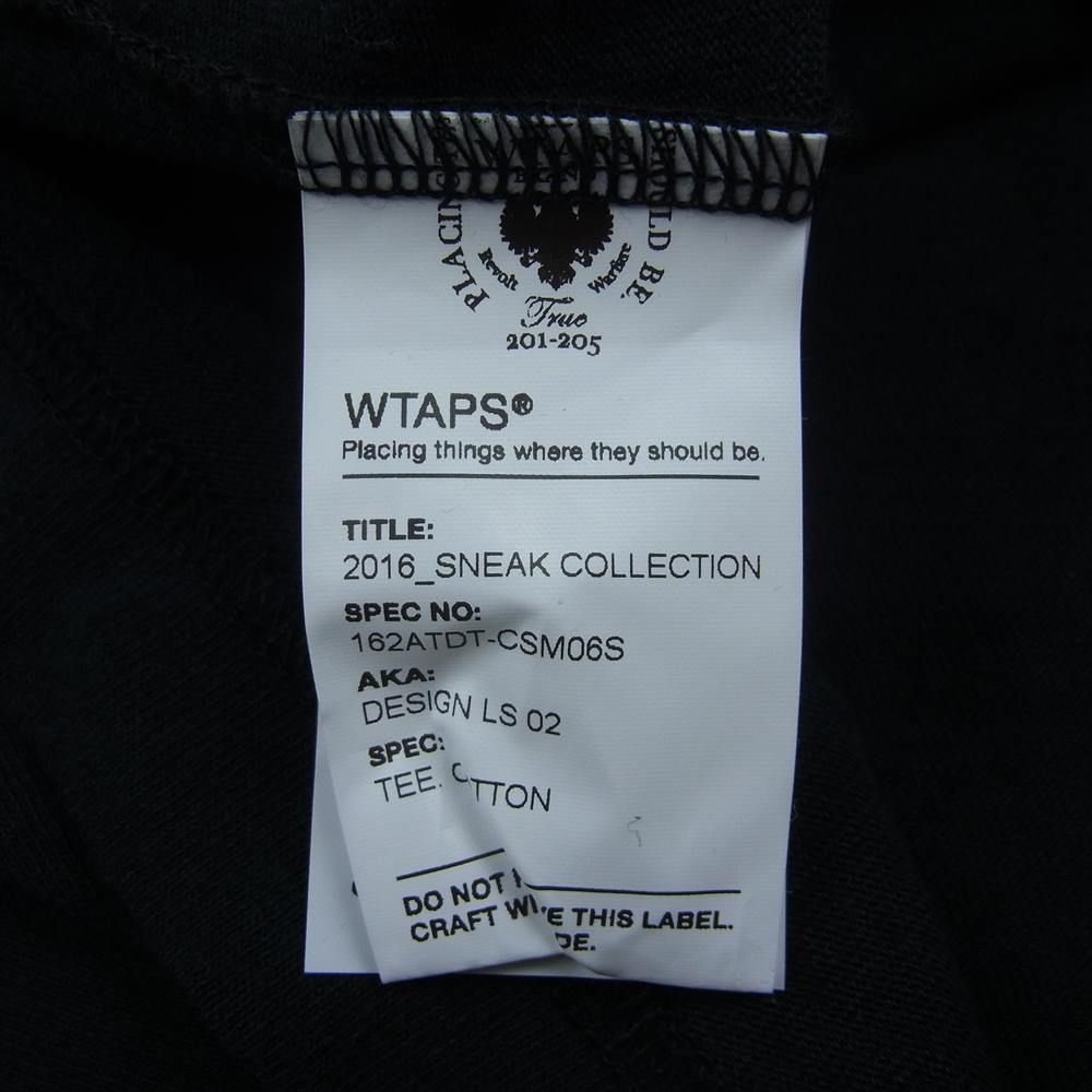 WTAPS ダブルタップス カットソー 162ATDT-CSM06S LONG SLEEVE DESIGN 