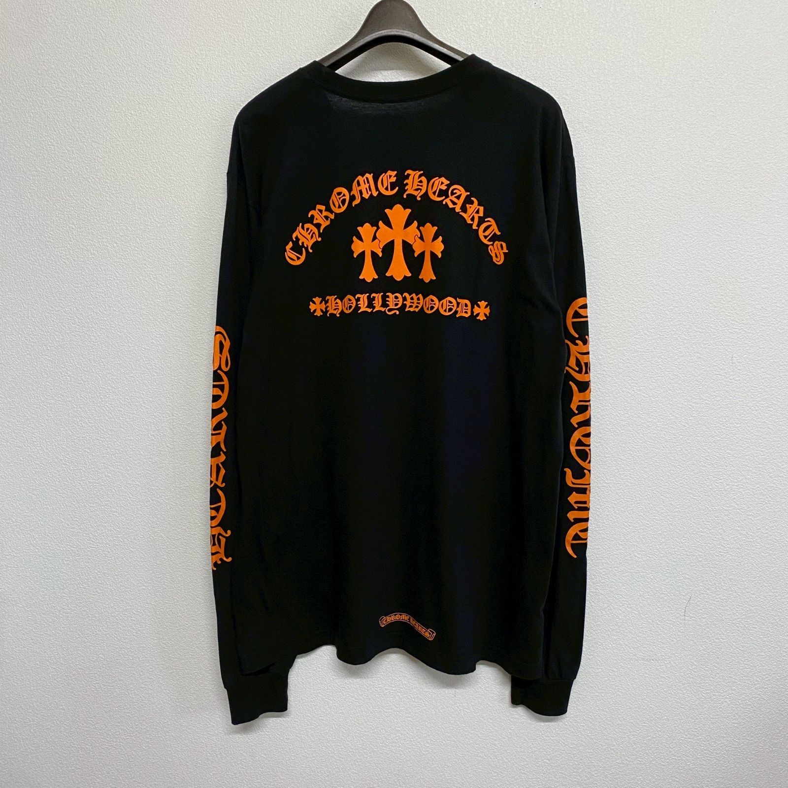 00s vintage Chrome Hearts セメタリークロスロンT 黒M CHROME HEARTS 銀座店 クロムハーツ セメタリークロス プリント