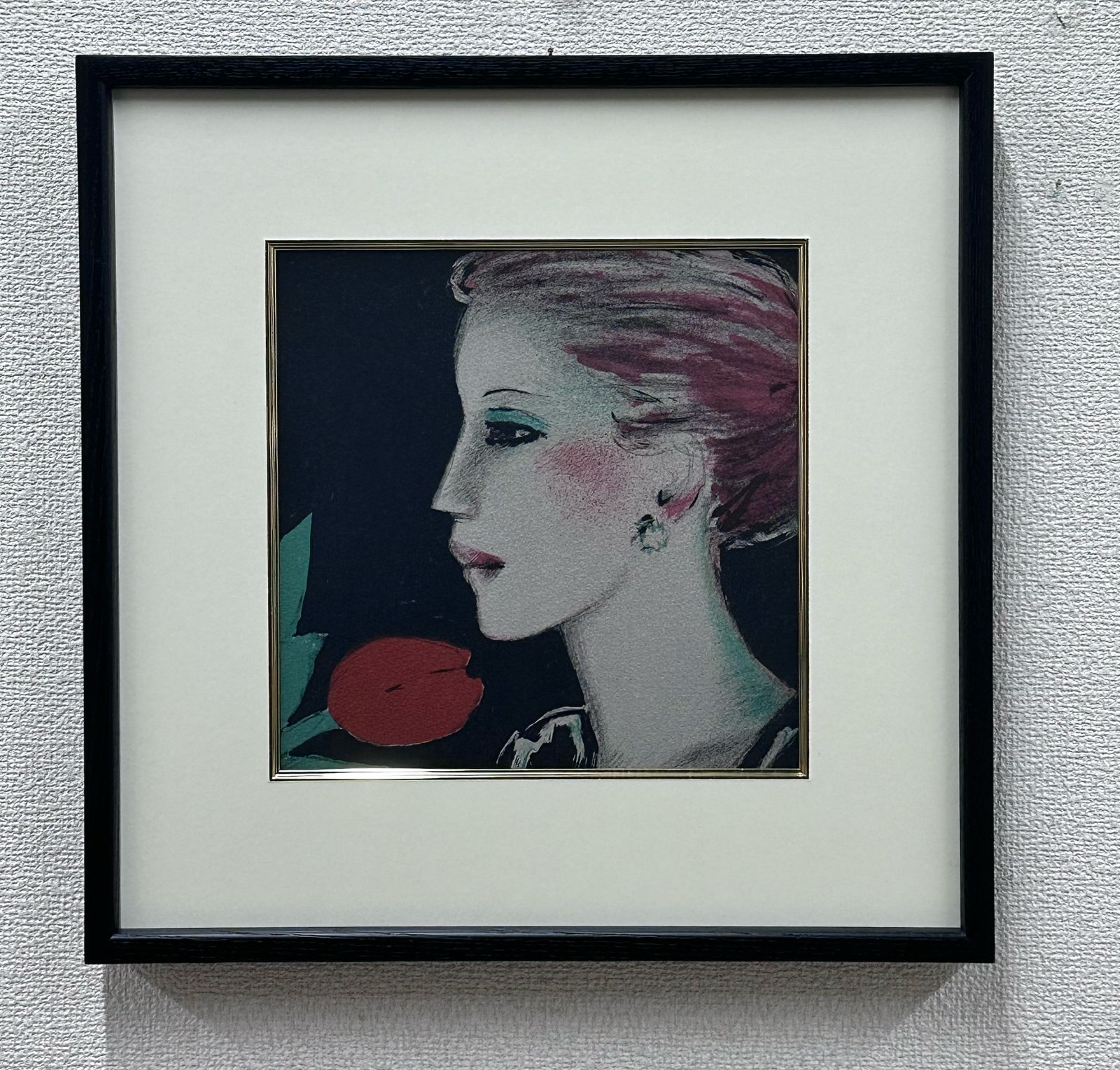 信頼への信頼 額付】【真作】額装品】ジャン・ピエール・カシニョール「赤い 版画