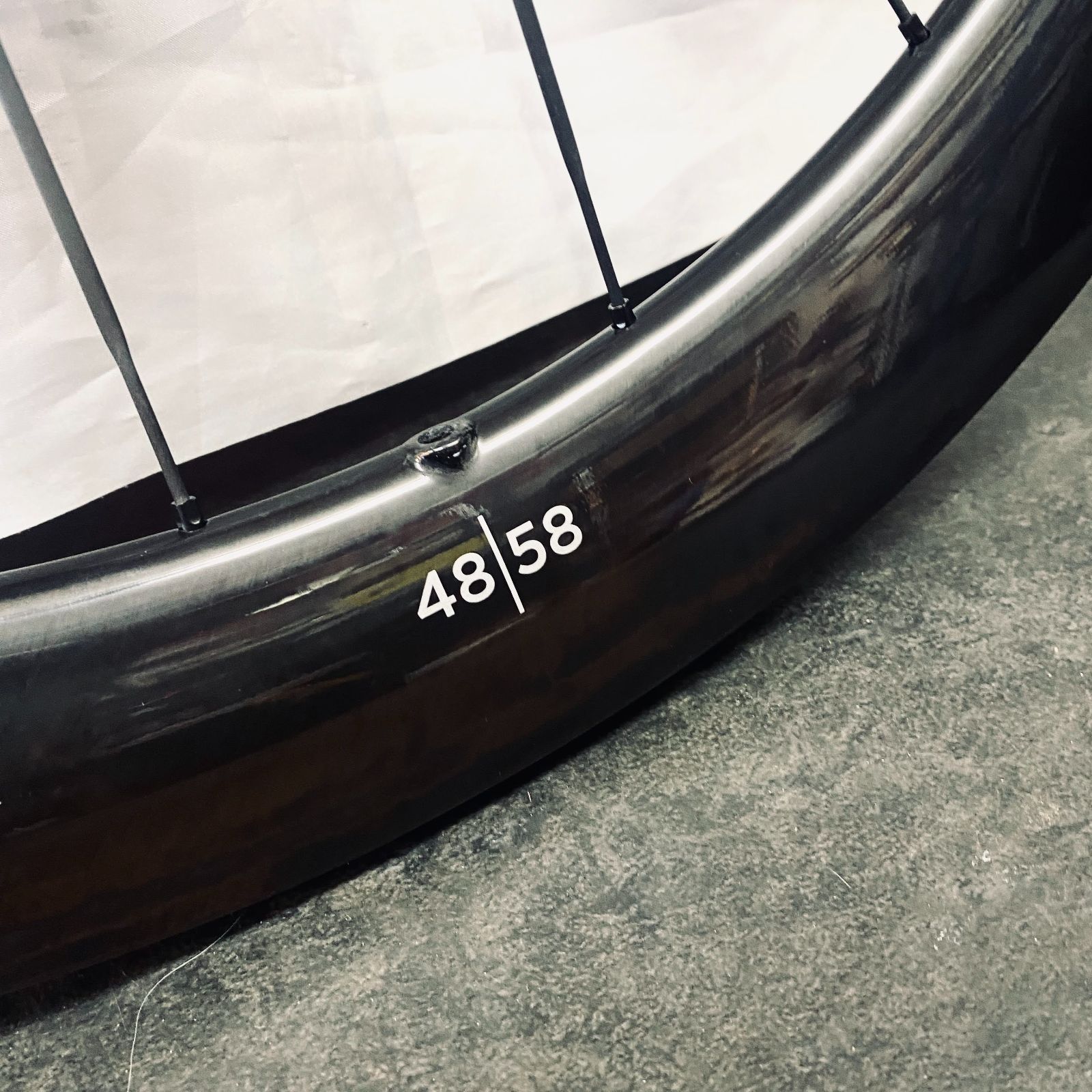 BLACK INC48/58　ホイール前後セット（シルバーデカール）シマノフリー BLACK INC(ブラックインク) BLACK 48/58 ホイール前後セット（シルバー