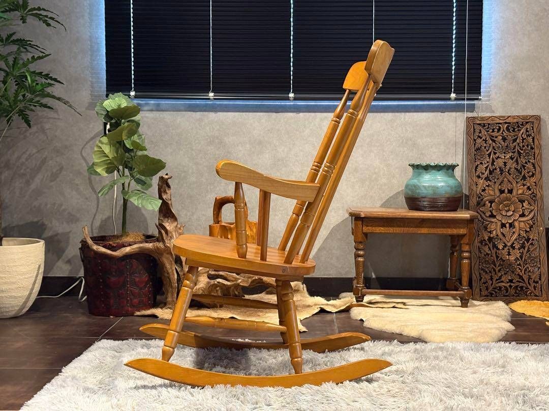 ロッキングチェア　ナチュラル　ヴィンテージ　ビンテージ　レトロ　ゆり椅子 ロッキングチェア ナチュラル ヴィンテージ ビンテージ レトロ