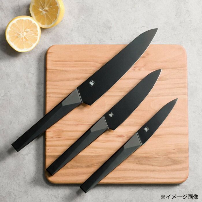 バイアキッチンブラックキッチンナイフ3点セット 100G 3405-062