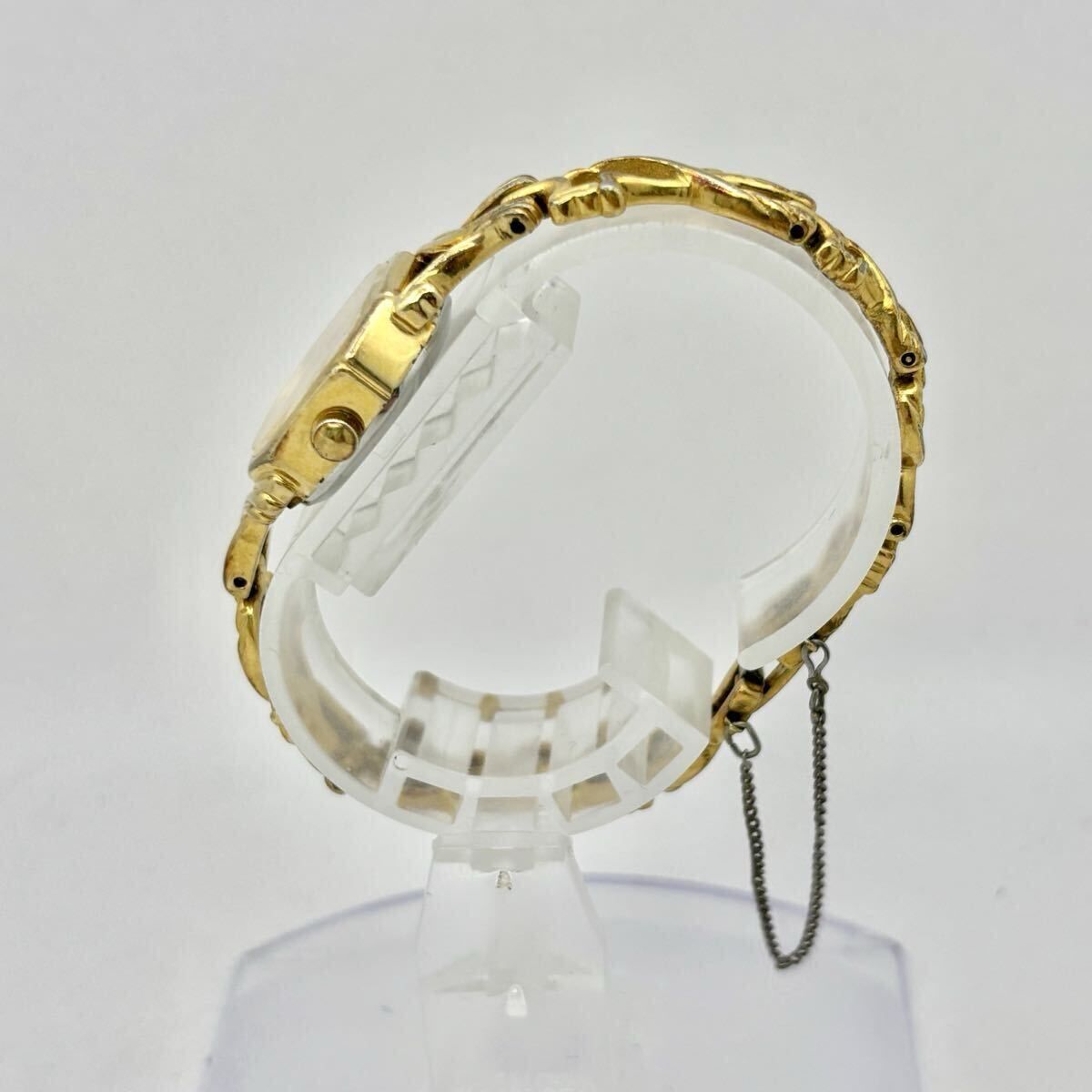 電池 SEIKO セイコー レディース 腕時計 ゴールド オクタゴン ローマン スモールセコンド 1428-5140