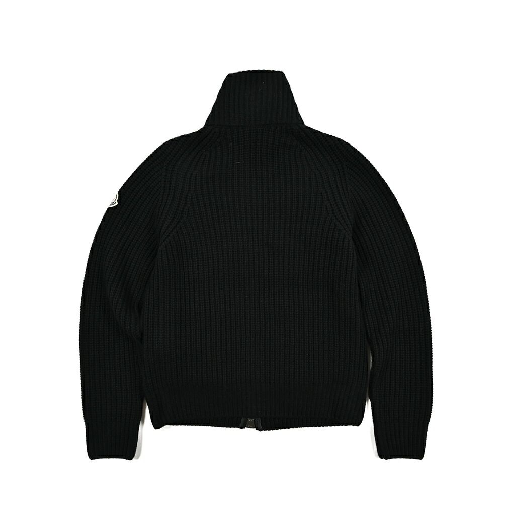 モンクレール/ニットブルゾン異素材コンビアウター/416843 MONCLER モンクレール / ニットブルゾン 異素材コンビ ジップ