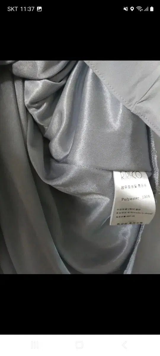 シフォン ロング丈ワンピース