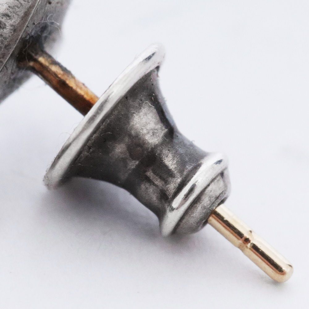 CHROME HEARTS クロステイルドロップ ピアス 片耳 シルバー