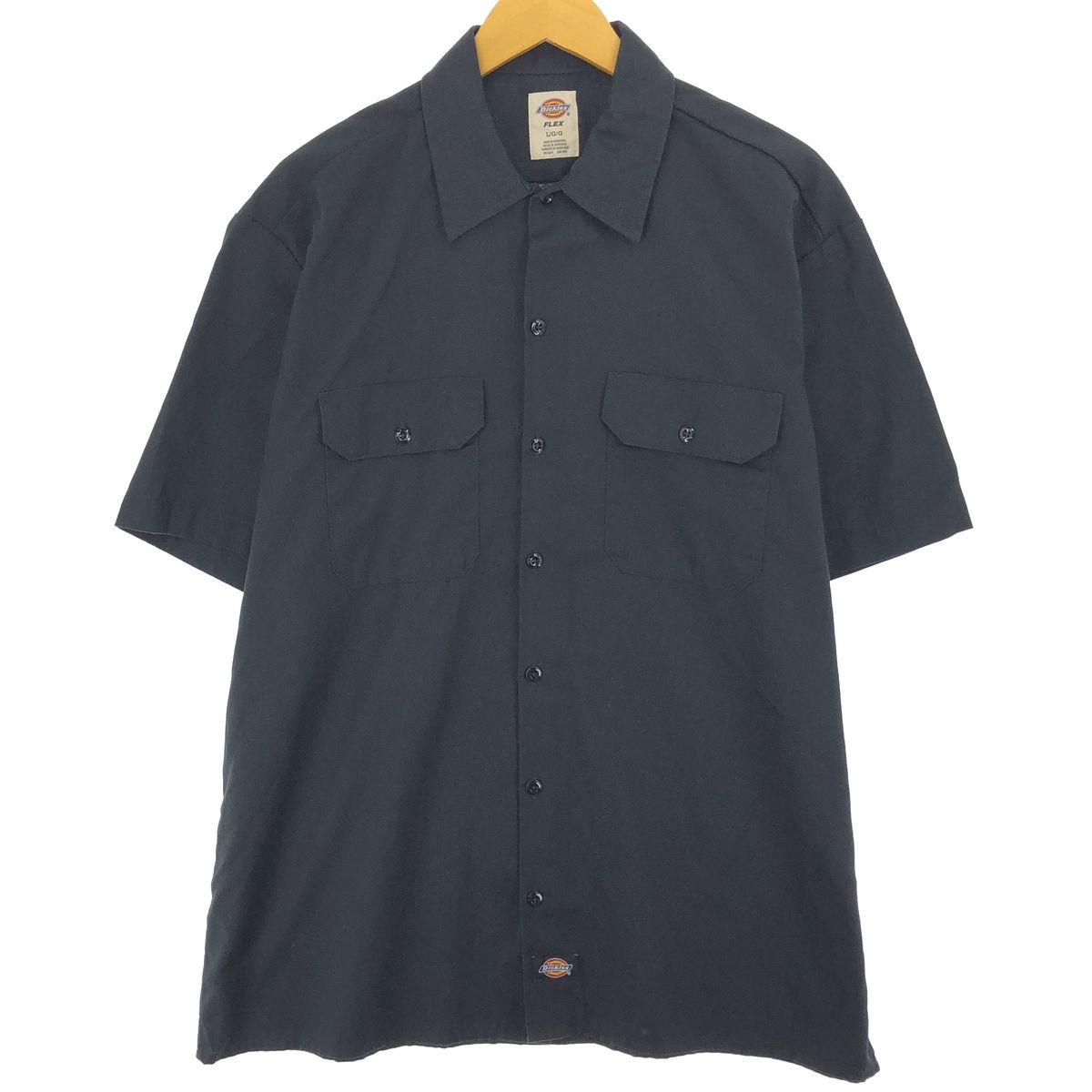 古着 ディッキーズ Dickies 半袖 ワークシャツ メンズL/eaa446552