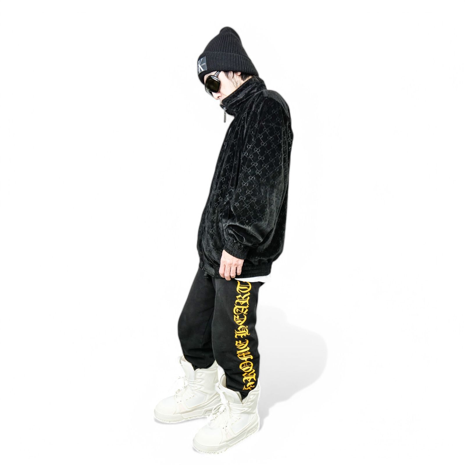 GUCCI グッチ ブートレグ GG柄 ベロア トラックジャケット