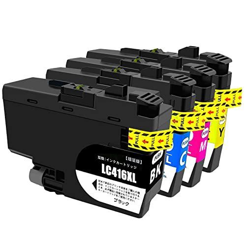 SHUOLEI】Brother用 ブラザー用 LC416XL-4PK 互換インクカートリッジ 