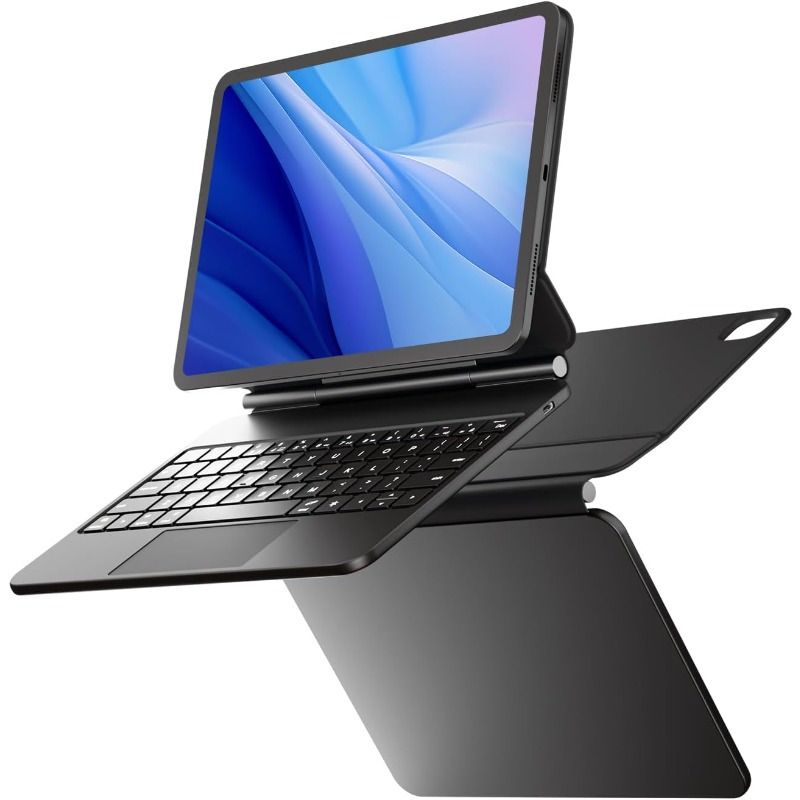 iPad Pro M4 11インチ用ケース キーボード付き 2025年 Magic Keyboard Case for iPad Pro 27.94 cm 第5世代 iPad Pro 11 M4 キーボードケース マルチタッチトラックパッド 簡単設定