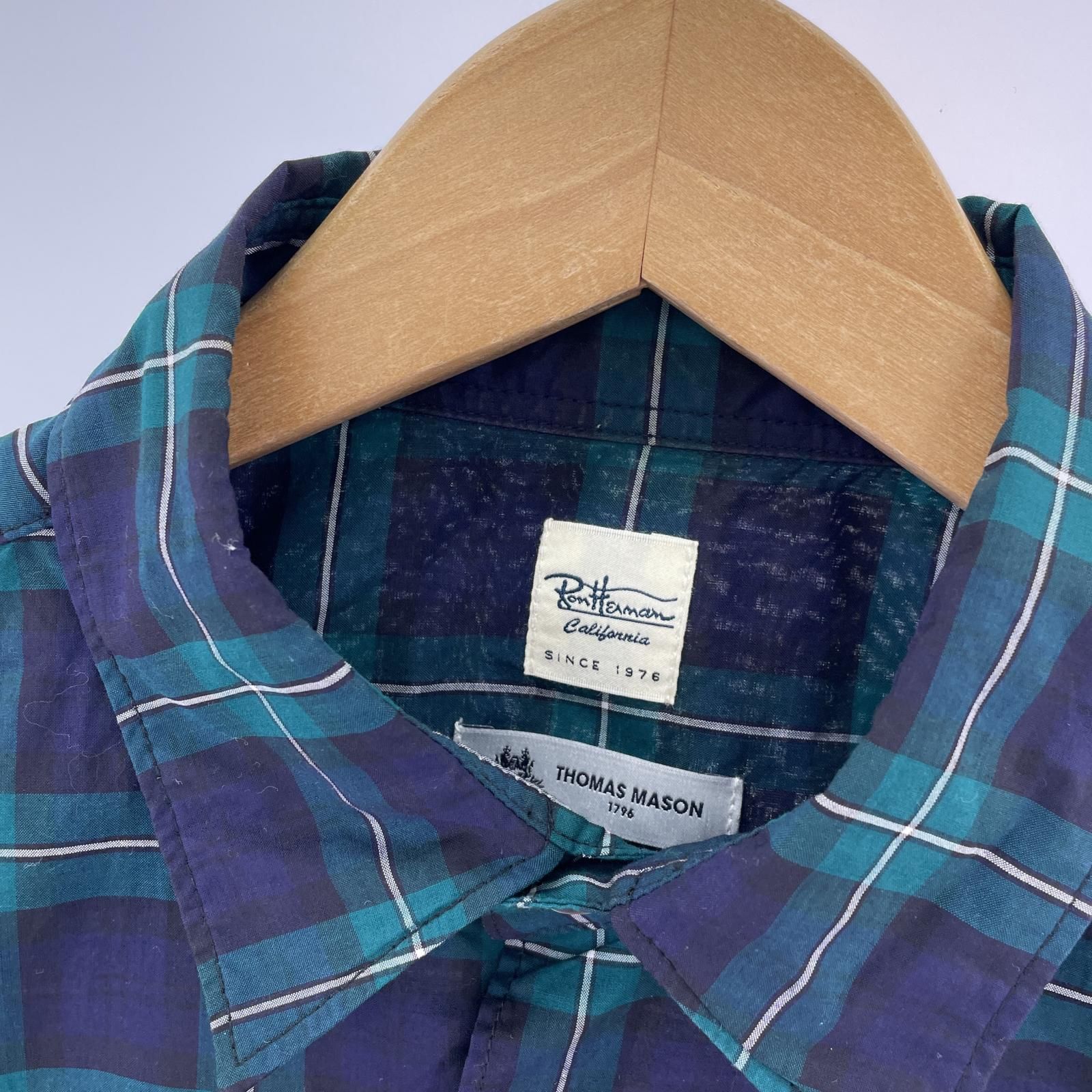 新品⬛︎Ron Herman⬛︎ロンハーマン⬛︎半袖チェックシャツ⬛︎タータンチェック 新品⬛︎Ron Herman⬛︎ロンハーマン⬛︎半袖チェックシャツ