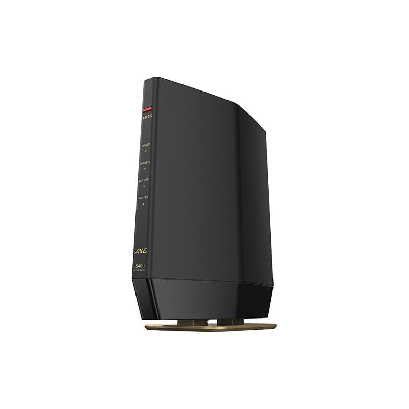 バッファロー WSR-5400AX6S|DMB 無線LANルーター 11ax|ac|n|a|g|b 4803 573Mbps WiFi6|Ipv6対応