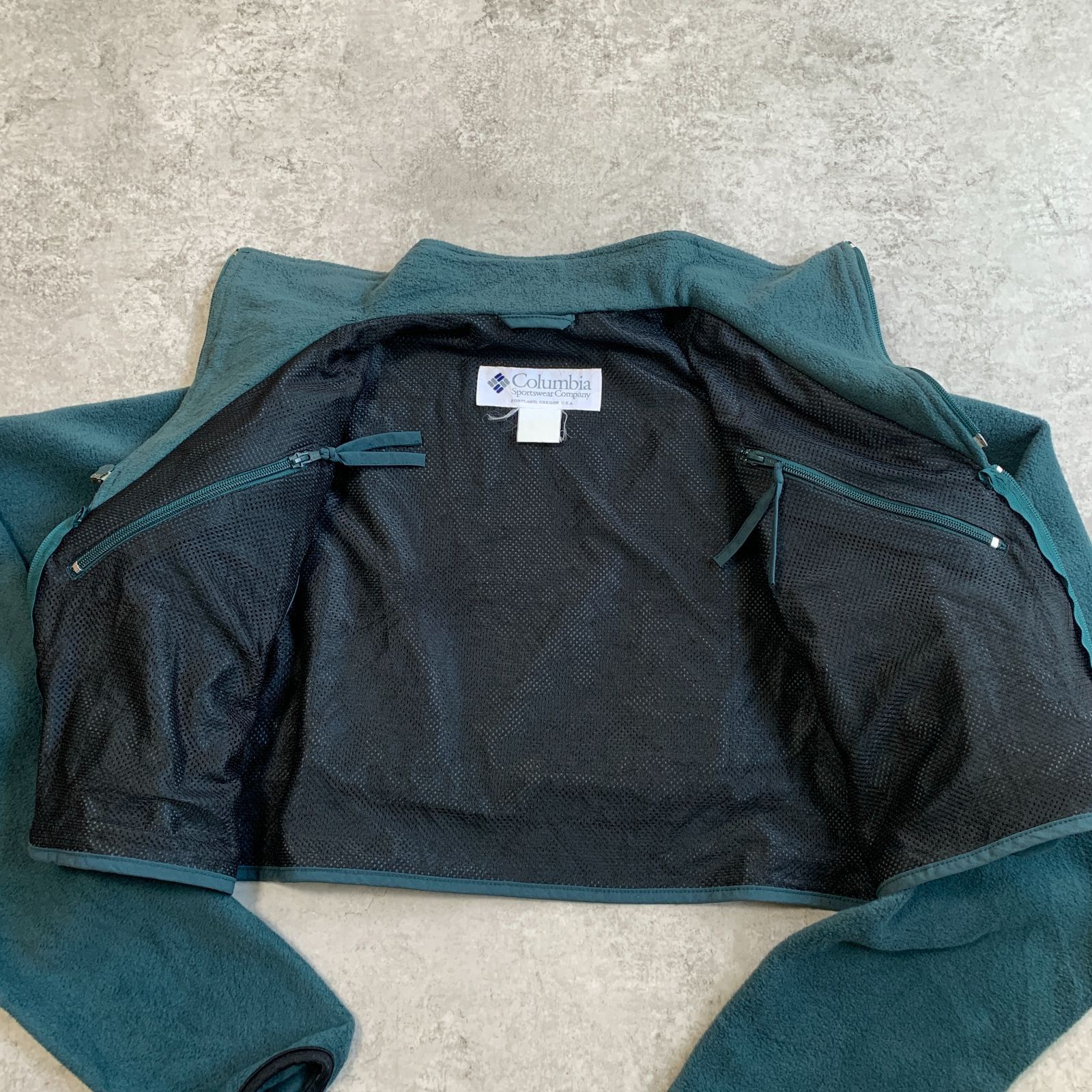 90s Columbia ”PFG” 2way Fishing Fleece Jacket コロンビア ”PFG