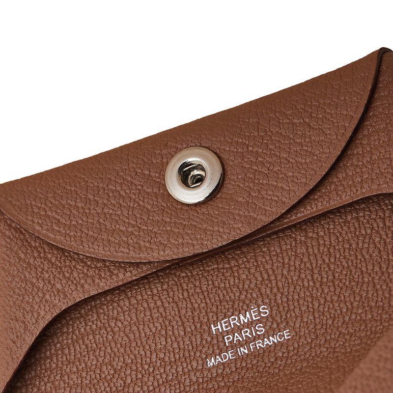 エルメス バスティア コインケース 小銭入れ ケブラコ ブラウン  