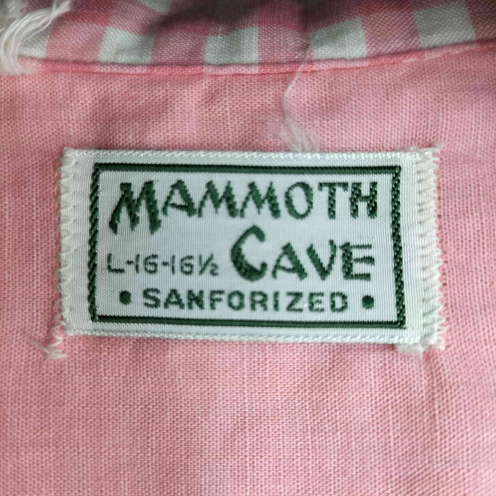 ユーズドフルギ USED古着 50-60S S/S チェックデザインオープンカラー