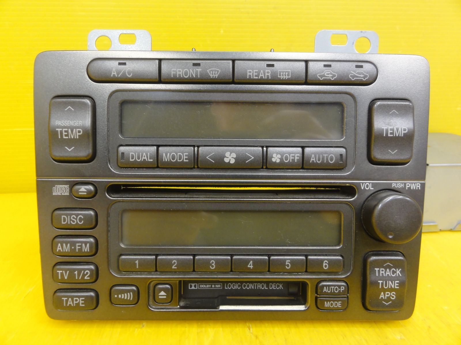 平成13年車 トヨタ JCG10 プログレ エアコンスイッチ エアコンパネル 89030-51030 123500-0072 純正 F30638