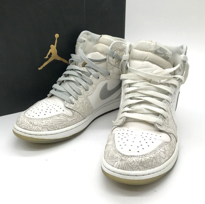 NIKE ナイキ スニーカー AIR JORDAN 1 RETRO HI OG LASER 705289 100
